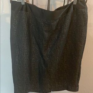 Lane Bryant sz 16 sparkly black skirt